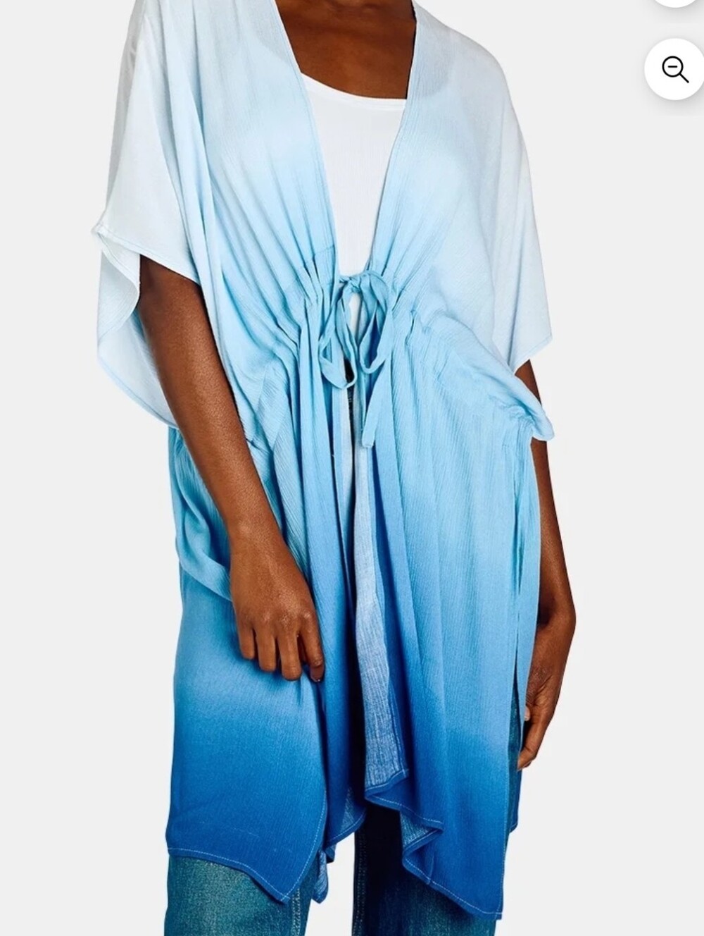 100 % Cotton Kimono Blue Womens Size XXL